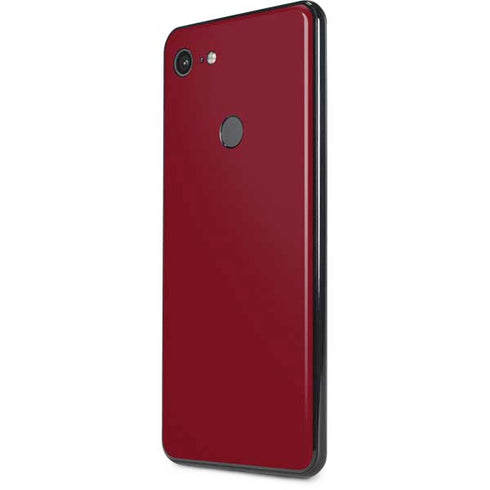 Burgundy Solid Google Pixel 3 XL Skin